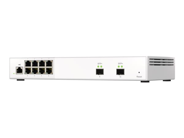 QNAP QSW-M2108-2S, Hallittu, L2, 2.5G Ethernet (100/1000/2500), Täysin kaksipuolinen