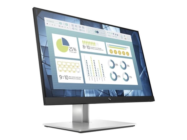 HP E-Series E22 G4, 54,6 cm (21.5"), 1920 x 1080 pikseliä, Full HD, LCD, 5 ms, Musta, Hopea