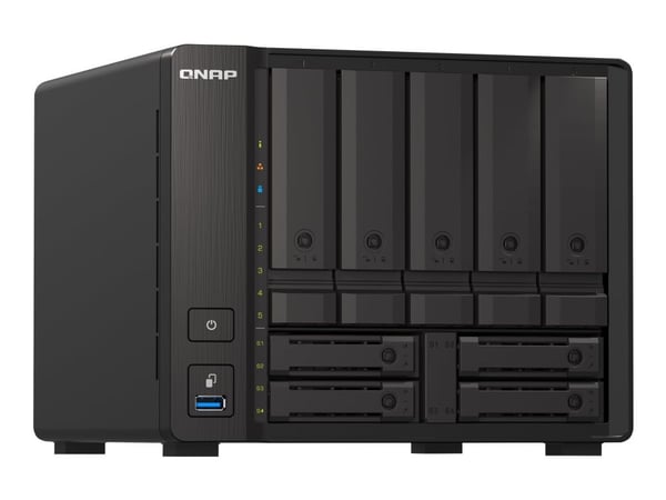 QNAP TS-H973AX, NAS, Tower, Ryzen Embedded, V1500B, 8 GB, DDR4