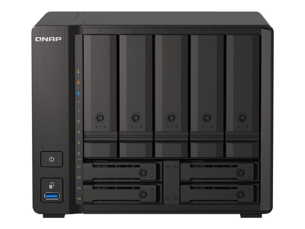 QNAP TS-H973AX, NAS, Tower, Ryzen Embedded, V1500B, 8 GB, DDR4