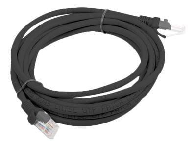 Lanberg - Koblingskabel - RJ-45 (hann) til RJ-45 (hann) - UTP - CAT 5e - formstøpt, uten hindringer, flertrådet - svart, RAL 9004