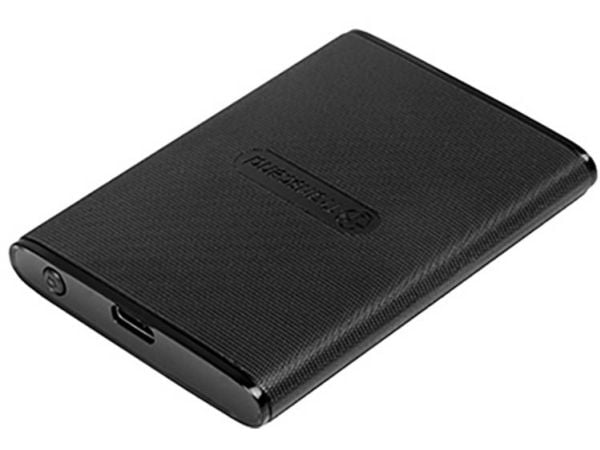 Transcend ESD270C - SSD - 1 TB - ekstern (bærbar) - USB 3.1 Gen 2 - 256-bit AES - svart