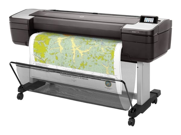 HP DesignJet T1700 PostScript - 44" storformatsskriver - farge - ink-jet - 1118 x 1676 mm - 2400 x 1200 dpi - inntil 0.55 min/side - Gigabit LAN, U...