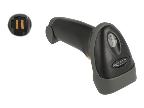 Delock - Strekkodeskanner - portabel - 200 skann/sek - dekodet - RF(2.4 GHz)