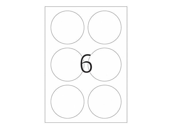 HERMA Special - Matt - selvklebende - gul - 85 x 85 mm 150 etikett(er) (25 ark x 6) filmetiketter