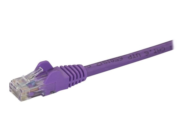 StarTech.com 5m CAT6 Ethernet-kaapeli, 10 Gigabit Snagless RJ45 650MHz 100W PoE Patch Cord, CAT 6 10GbE UTP Network Cable w/Strain Relief, Purple, ...