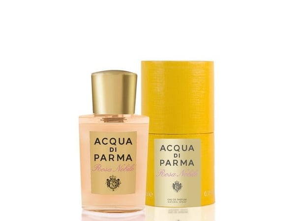 Acqua di Parma Rosa Nobile, Naisten, 20 ml, Ei uudelleentäytettävä pullo, Bergamotti, Pippuri, Mandariini, Kielo, Pioni, Ruusu, Orvokki, Ambra, Set...