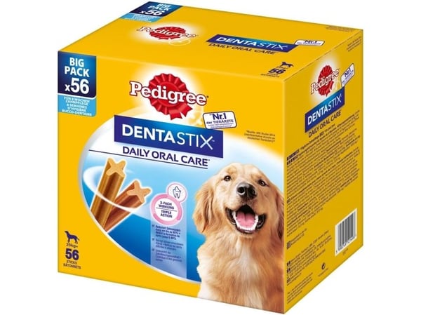 Pedigree Denta Stix, Adult (animal), Labrador Retriever, Maxi (26 - 44 kg), Nötkött, Kyckling, 2,16 kg
