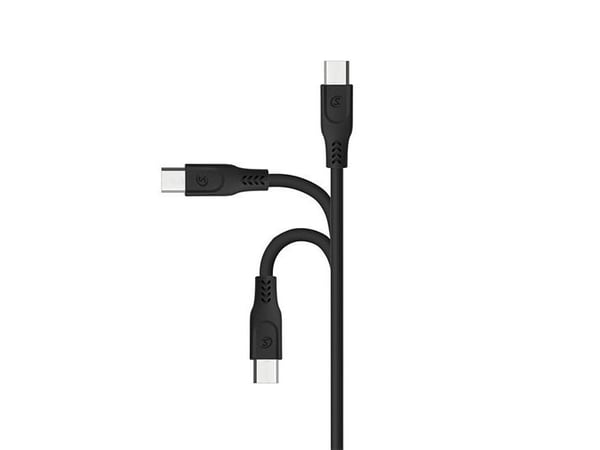 Somostel USB CABLE USB TYPE-C 3.1A WHITE 3100MAH QUICK CHARGER QC 3.0 1.2M POWERLINE SMS-BT09 ECL SMS-BT09 B