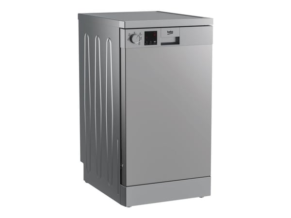 Beko DVS05024S - Oppvaskmaskin - bredde: 44.8 cm - dybde: 60 cm - høyde: 85 cm - sølv