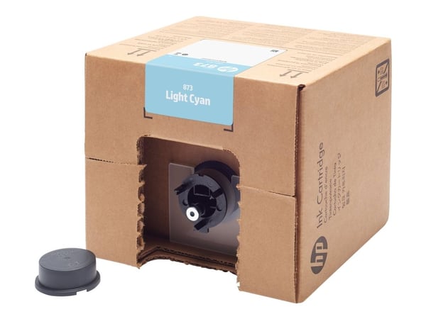 HP 873 - 3 L - lys cyan - original - Latex - blekkpatron - for Latex 800, 800 W