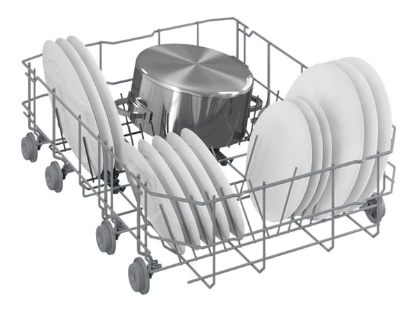Beko DVS05024S - Oppvaskmaskin - bredde: 44.8 cm - dybde: 60 cm - høyde: 85 cm - sølv