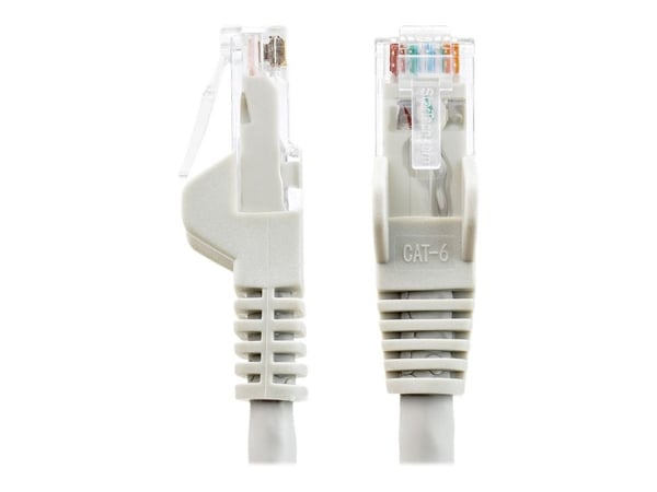 Startech 3m LSZH CAT6 Ethernet Cable, 10 Gigabit Snagless RJ45 100W PoE Network Patch Cord with Strain Relief, CAT 6 10GbE UTP, Grey, Individually ...