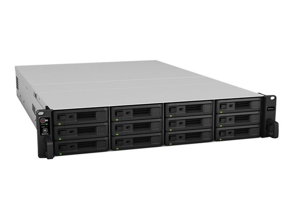 Synology RackStation RS3621xs+ - NAS-server - 12 brønner - kan monteres i rack - SATA 6Gb/s - RAID 0, 1, 5, 6, 10, JBOD, RAID F1, 1 aktiv reservede...
