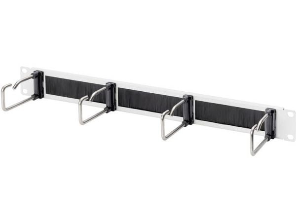 DIGITUS DN-97668 - Kabelstyringspanel - grå, RAL 7035 - 1U - 19"