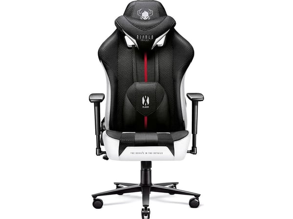 Diablo Chairs X-PLAYER 2.0 gamingstol Normal størrelse svart/hvit