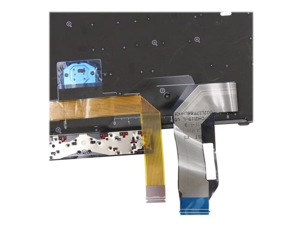 Chicony - Kannettavat udskiftningstastatur - med Trackpoint - bagbelyst - QWERTY - Nordisk - sort - FRU - for ThinkPad P15s Gen 1 20T4, 20T5; T15 G...