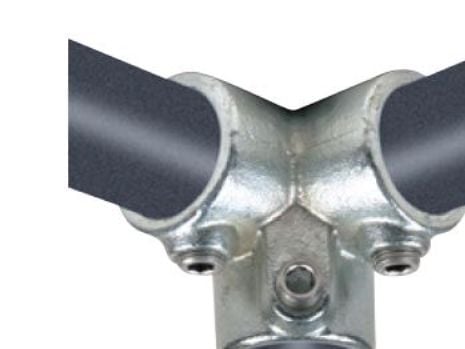 galv. sideudg. - Pipe Clamps sideudgang 42,4 mm x 11/4''. Galvaniseret.