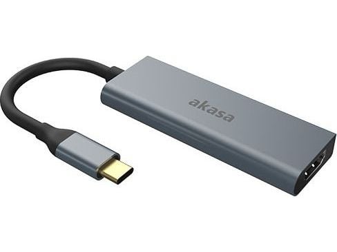 Akasa AK-CBCA19-18BK, USB 3.2 Gen 1 (3.1 Gen 1) Type-C, HDMI, USB 3.2 Gen 1 (3.1 Gen 1) Type-A, USB 3.2 Gen 1 (3.1 Gen 1) Type-C, 3840 x 2160 piksl...