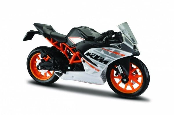 Maisto motorsykkel KTM RC390 med stativ 1/18