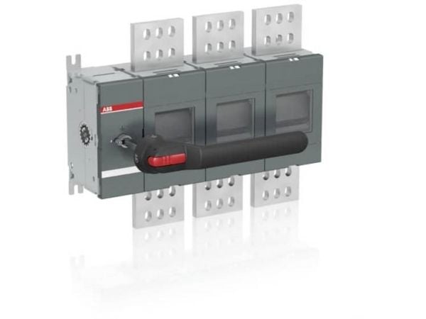 ABB OT2500E03P, Kiertokytkin, 3P, Langallinen, Muovi, Musta, IP65