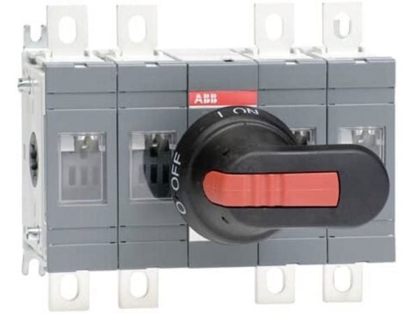 ABB OT200E22P, Kiertokytkin, 4P, Langallinen, Muovi, Musta, IP65