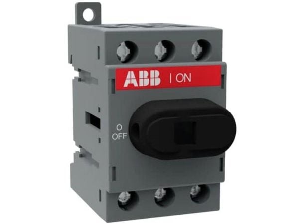 ABB frånskiljare OT40F3 40A 3P utan spak och handtag 1SCA104902R1001