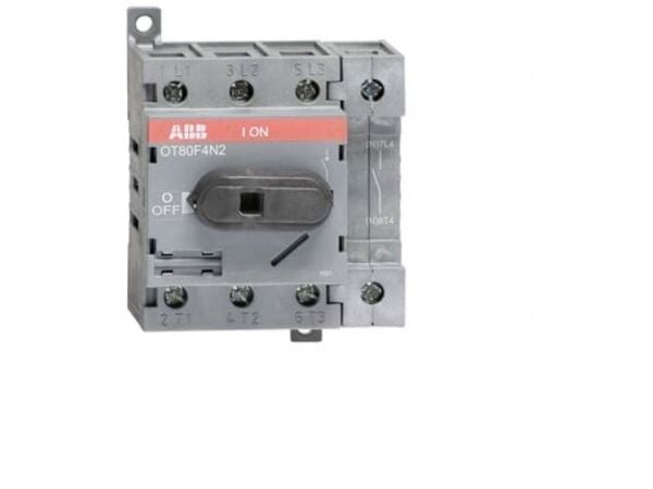 ABB OT80F4N2, Frånskiljare, Grå, 4P, IP20, 70 mm, 72,5 mm