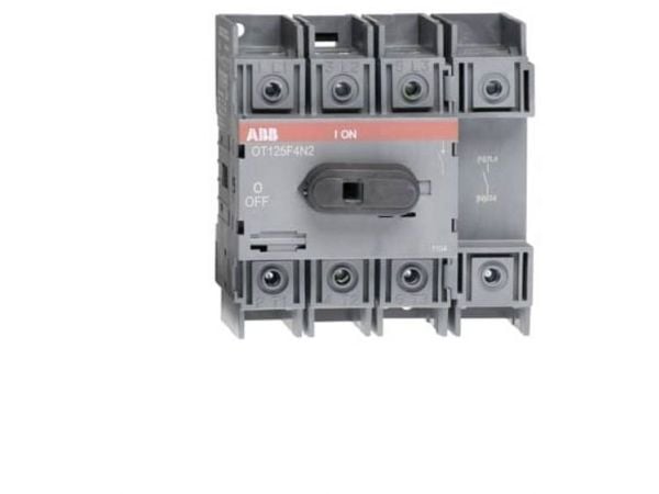 ABB OT125F4N2, Frånskiljare, Grå, 4P, IP20, 96,5 mm, 74 mm