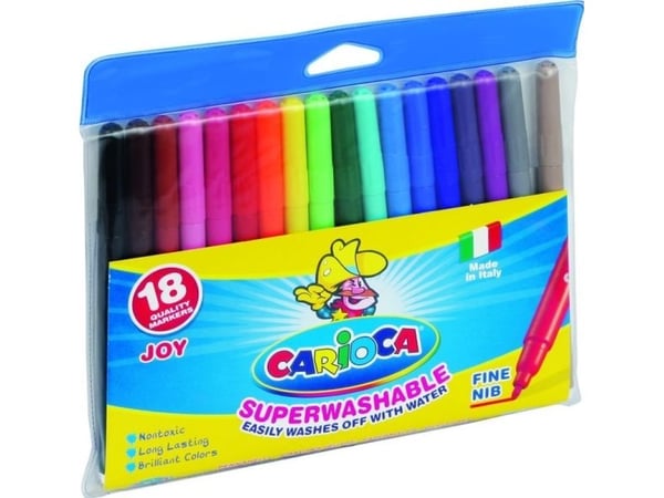 Herlitz FLAMASTERS 18 VÄRIÄ CARIOCA JOY (CARIOCA JOY)