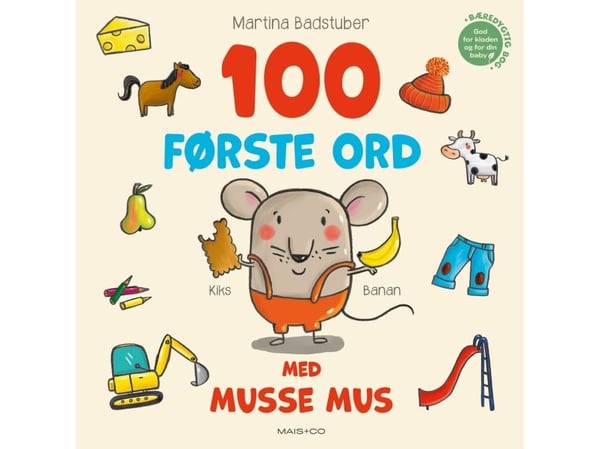 100 första ord med Musse Mus | Martina Badstuber | Språk: Danska
