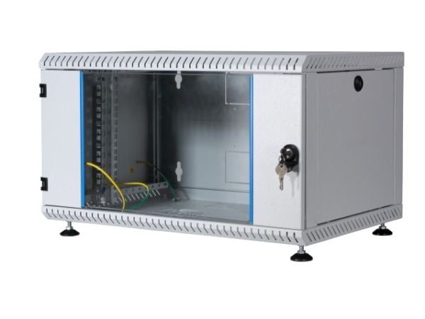EFB Elektronik 691715VGR.60, Veggmonterbar hylle, 15U, 50 kg, Grå