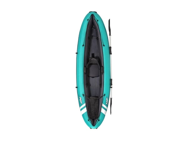 Bestway 65118 - Oppustelig kajak - 1 person(er) - 100 kg bæreevne, ISO 6185, Sort / Turkis, Nylon, Polyvinylchlorid (PVC)