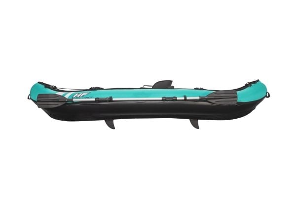 Bestway 65118 - Oppustelig kajak - 1 person(er) - 100 kg bæreevne, ISO 6185, Sort / Turkis, Nylon, Polyvinylchlorid (PVC)