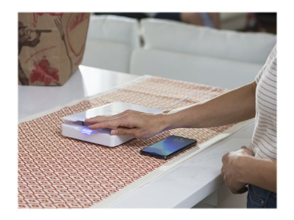 ZAGG InvisibleShield UV Sanitizer - UV-desinfektionsskåp för mobiltelefon - upp till 6,9°