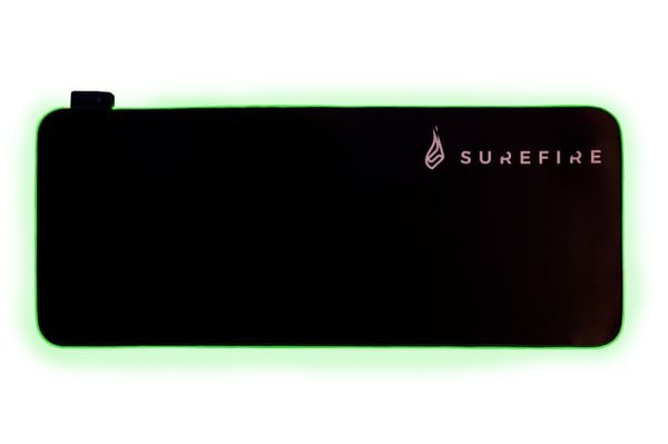 Surefire Gaming Silent Flight RGB-680 - Gaming Musemåtte - 68 x 28 cm. - Sort/RGB