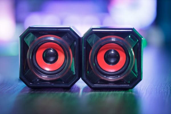 Surefire Gaming Gator Eye 2.0 - kaiuttimet - USB - musta/punainen