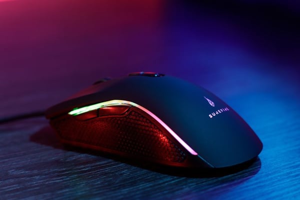 Surefire Gaming Hawk Claw - Gaming Mus - Højrehåndet - USB - Sort