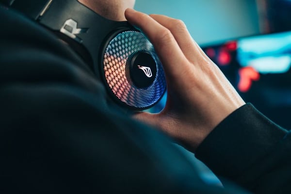 Harrier 360 USB-gamingheadset med surroundljud