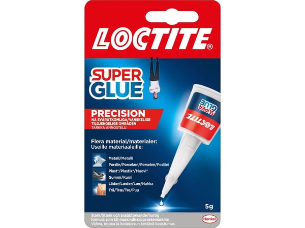 Lim Loctite Super Glue Precision sekundlim 5g/tube