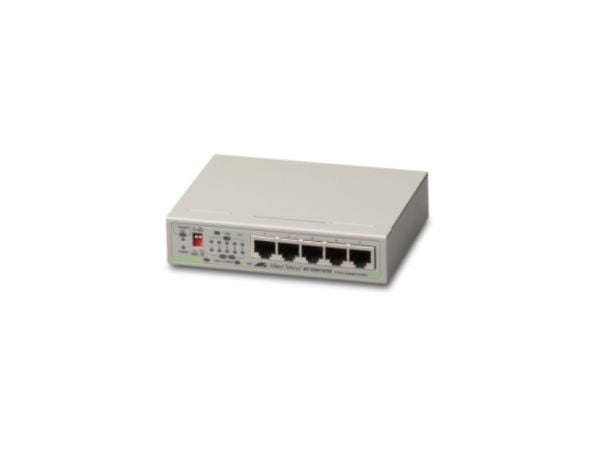 Allied Telesis CentreCOM AT-GS910/5E - Switch - 5 x 10/100/1000 - stasjonær
