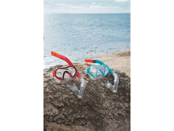 Bestway snorkelmaske med rør blandede farger (24025)