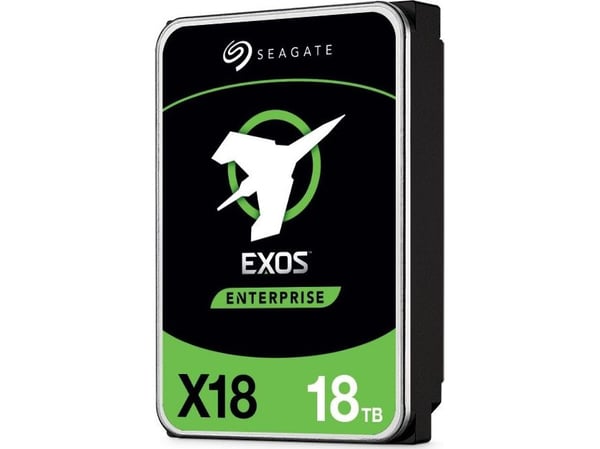 Seagate Exos X18 ST18000NM000J - harddisk - 18 TB - intern - SATA 6 Gb/s - 7200 rpm - buffer: 256 MB