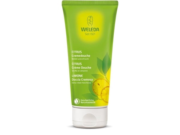 Weleda CITRUS Erfrischungsdusche, Dusjkrem, 200 ml, Voksne, Kvinner, Kropp, Normal hud