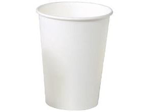 Kaffebæger Pap Ø90xH110mm 30cl 12oz Single Wall Hvid,50 stk/ps - (50 stk.)