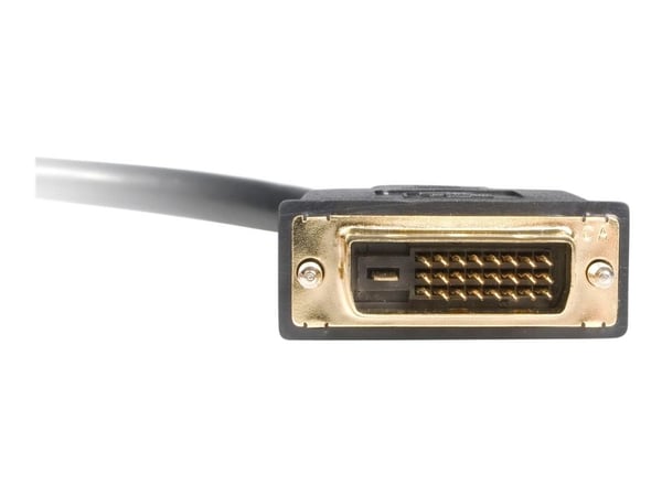StarTech.com 30 cm DVI-D till 2x DVI-D digital video splitter kabel – M/F - Linjedelare för video - dubbel länk - DVI-D hona till DVI-D hane - 30.5...