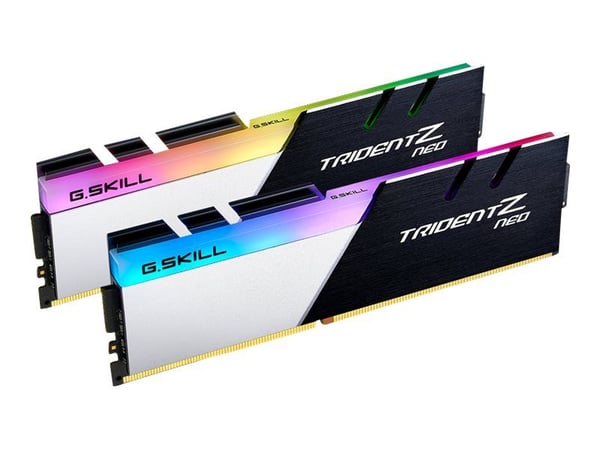 G.Skill TridentZ Neo Series - DDR4 - sett - 16 GB: 2 x 8 GB - DIMM 288-pin - 3200 MHz / PC4-25600 - CL16 - 1.35 V - ikke-bufret - ikke-ECC - børste...