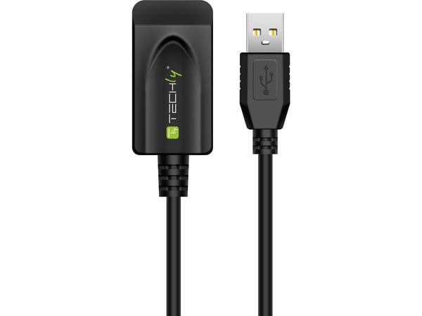 Techly IUSB-REP220TY3, 20 m, USB A, USB A, USB 2.0, 480 Mbit/s, Lajittelu