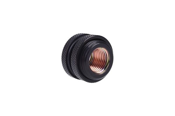 Alphacool HF bulkhead connector G1/4 - Forbindelsesadapter for væskekjølesystem - mørkesvart