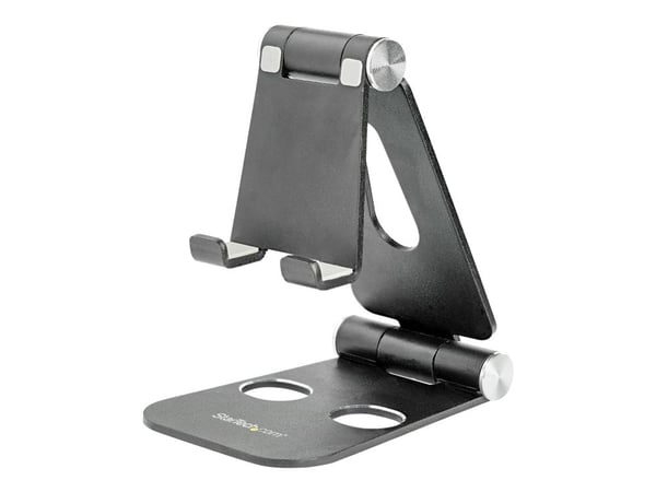Startech Phone and Tablet Stand, Foldable Universal Mobile Device Holder for Smartphones & Tablets, Adjustable Multi-Angle Viewing Ergonomic Cell P...